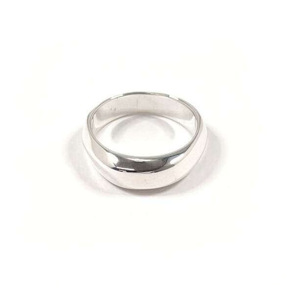 TIFFANY&Co. Tiffany Knife Edge Ring Sterling Silver 925 Size 11 Silver Wo...